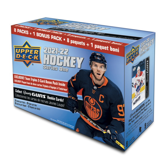2021-22 - UPPER DECK - SERIES 1 HOCKEY TEAM TRIPLES BLASTER BOX