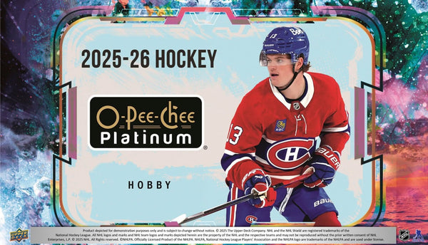 2025-26 - UPPER DECK - O-PEE-CHEE PLATINUM HOCKEY HOBBY BOX (CONTACT FOR PRICE AND AVAILABILITY) (APRIL 15)