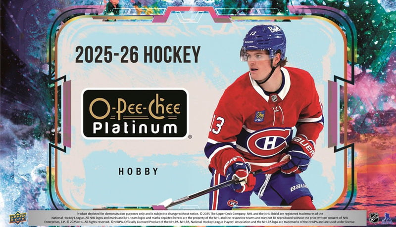 2025-26 - UPPER DECK - O-PEE-CHEE PLATINUM HOCKEY HOBBY BOX (CONTACT FOR PRICE AND AVAILABILITY) (APRIL 15)
