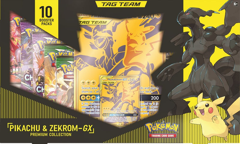 POKEMON -  PIKACHU & ZEKROM GX BOX