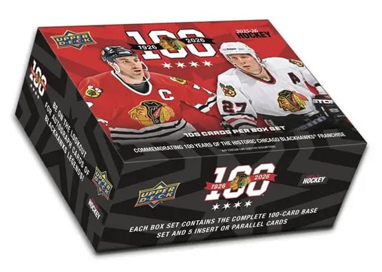 2025-26 - UPPER DECK - CHICAGO BLACKHAWKS CENTENNIAL BOX