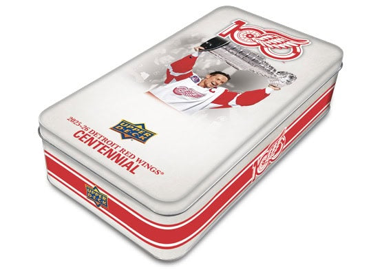 2025-26 - UPPER DECK - DETROIT RED WINGS CENTENNIAL HOBBY BOX (CONTACT FOR PRICE AND AVAILABILITY) (FEBRUARY 15)