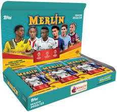 2023 - TOPPS - UEFA MERLIN SOCCER HOBBY BOX