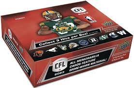 2023 - UPPER DECK - CFL FOOTBALL HOBBY BOX