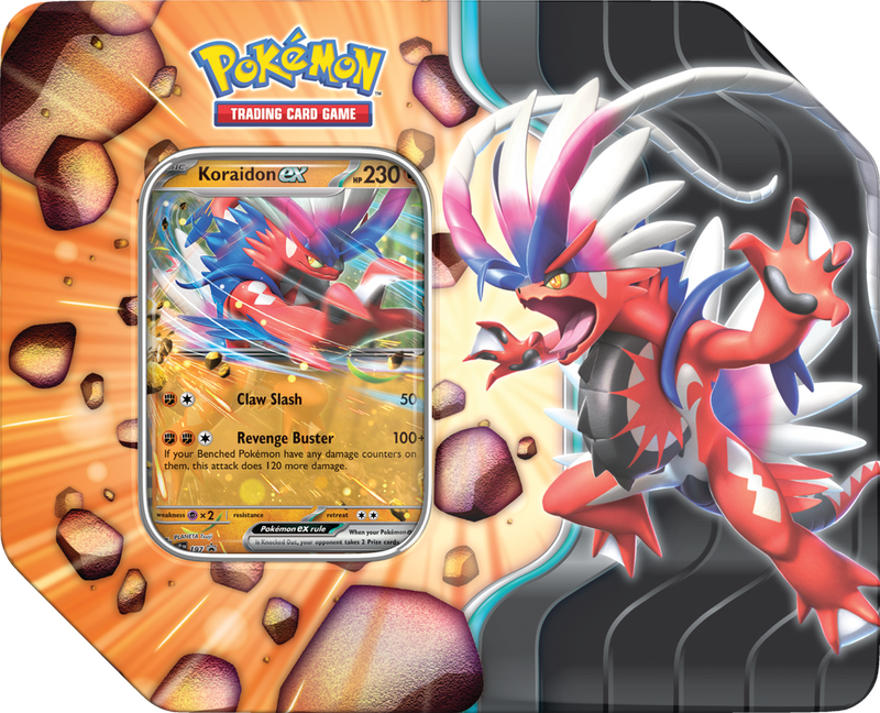 POKEMON - SLASHING LEGENDS TIN  **LIMIT ONE**