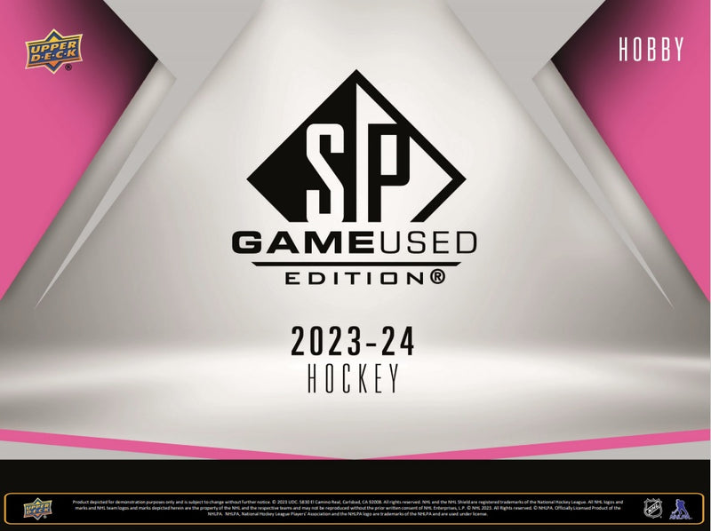 2023-24 - UPPER DECK - SP GAME USED HOBBY BOX (RELEASE TBD)