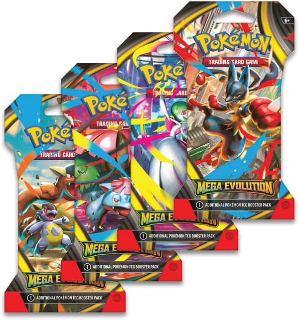 POKEMON - MEGA EVOLUTION - SLEEVED BOOSTER PACK (EARLY RELEASE SEPTEMBER 22) **IN STORE**
