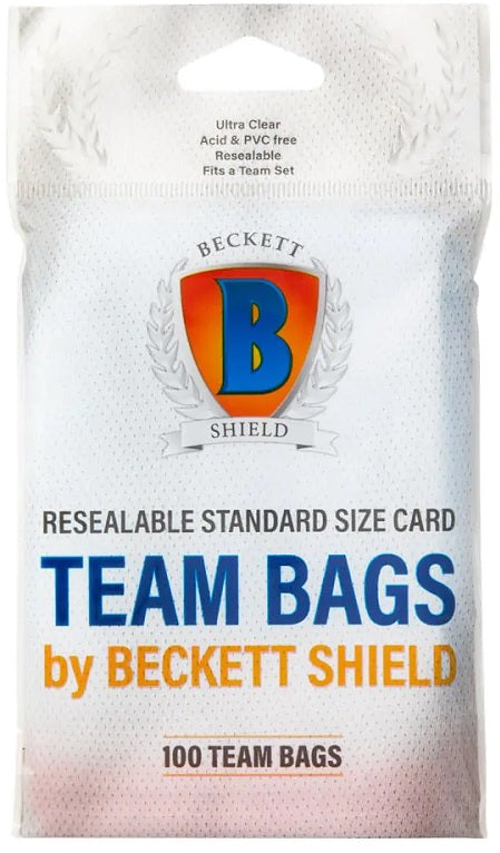 BECKETT SHIELD - RESEALABLE TEAM BAGS