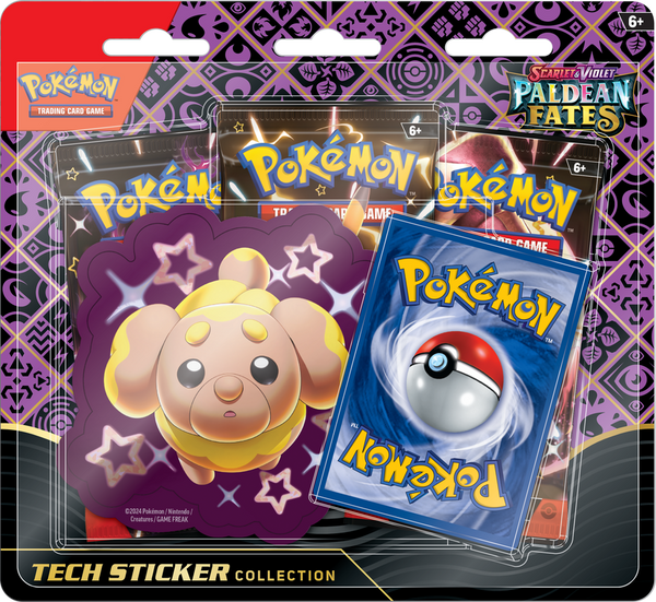 POKEMON - PALDEAN FATES - TECH STICKER COLLECTION (JANUARY 26, 2024)