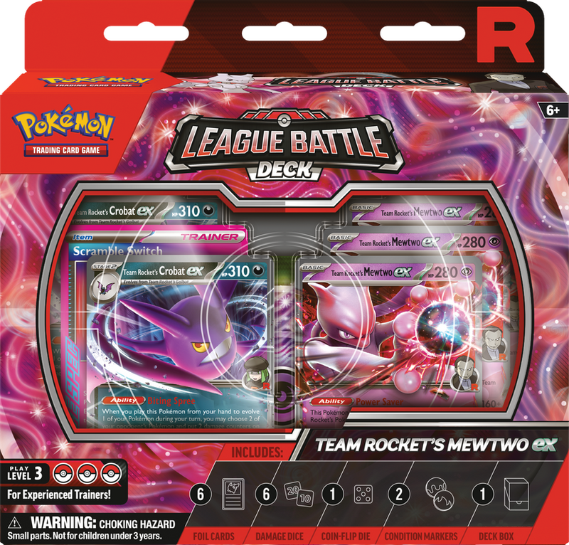 POKEMON - LEAGUE BATTLE DECK TEAM ROCKETS MEWTWO EX (NOVEMBER 7, 2025)