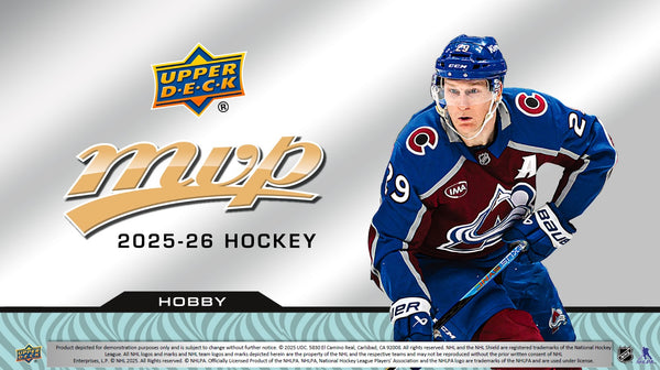 2025-26 - UPPER DECK - MVP HOBBY BOX (CONTACT FOR PRICING AND AVAILABILITY)