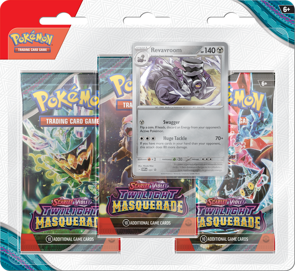 POKEMON - TWILIGHT MASQUERADE - 3 PACK BLISTER