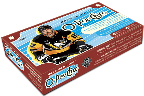 2025-26 - UPPER DECK - O-PEE-CHEE HOCKEY HOBBY BOX (CONTACT FOR PRICE AND AVAILABILITY) (FEBRUARY 15)