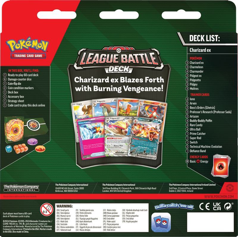 POKEMON - LEAGUE BATTLE DECK CHARIZARD EX
