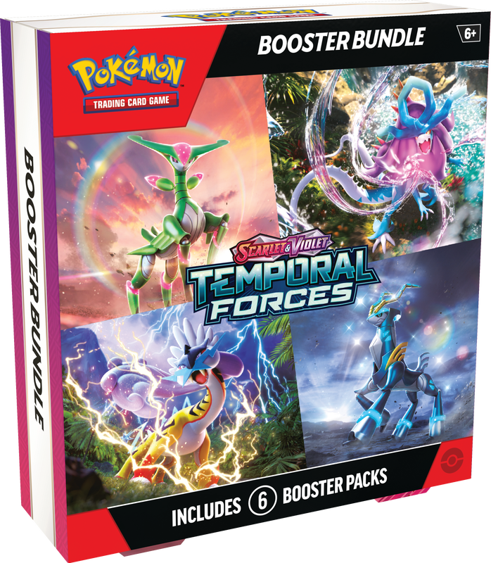 POKEMON - TEMPORAL FORCES - BOOSTER BUNDLE (6 PACKS)  **EARLY RELEASE MARCH 18, 2024**