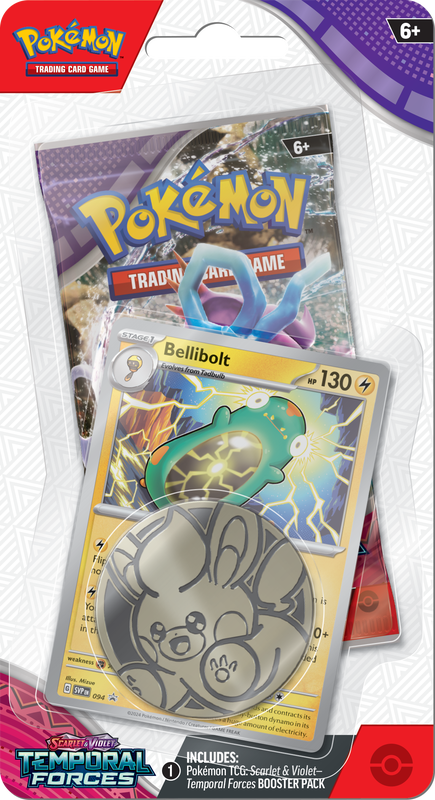 POKEMON - TEMPORAL FORCES - CHECKLANE BLISTER  **EARLY RELEASE MARCH 18, 2024**