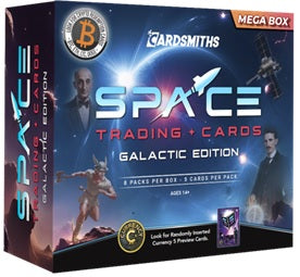 CARDSMITHS - SPACE GALACTIC CYRPTO CURRENCY - MEGA 8 PACK BOX