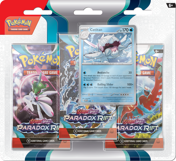 POKEMON - PARADOX RIFT - 3 PACK BLISTER