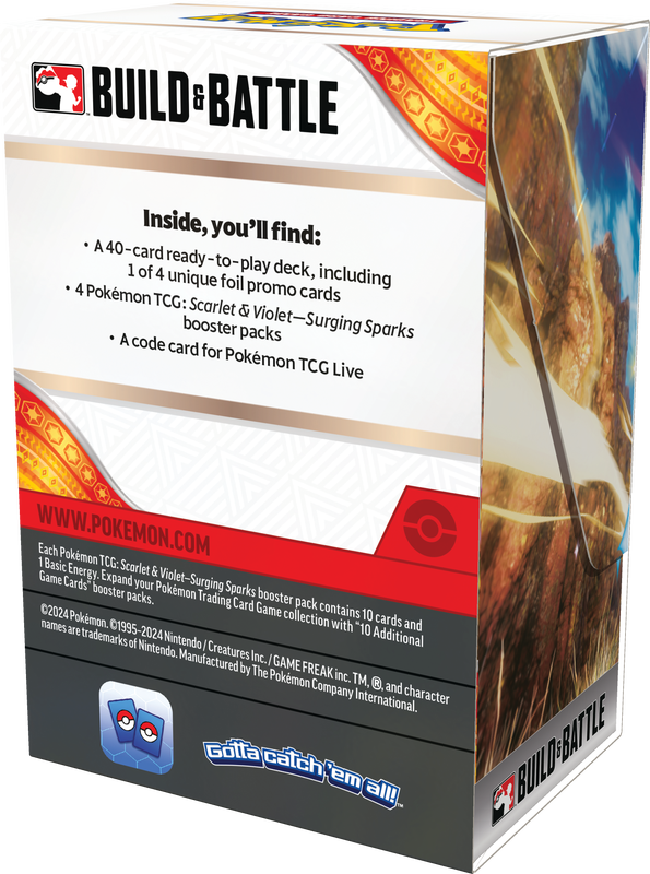 POKEMON - SURGING SPARKS - BUILD AND BATTLE