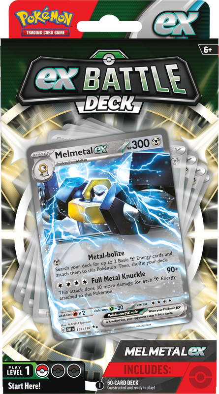 POKEMON - BATTLE DECKS - MELMETAL EX / HOUNDOOM EX