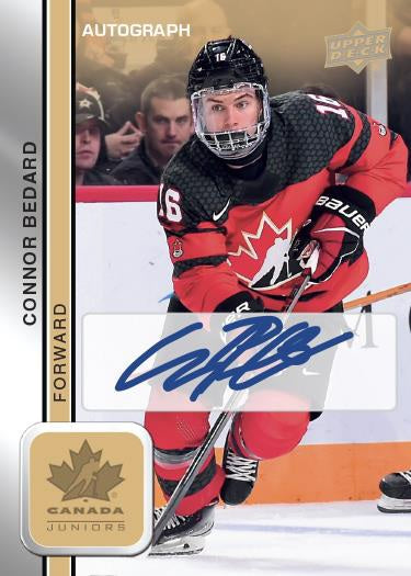 2022-23 - UPPER DECK - TEAM CANADA WORLD JUNIORS HOBBY BOX (OCTOBER 4, 2023)