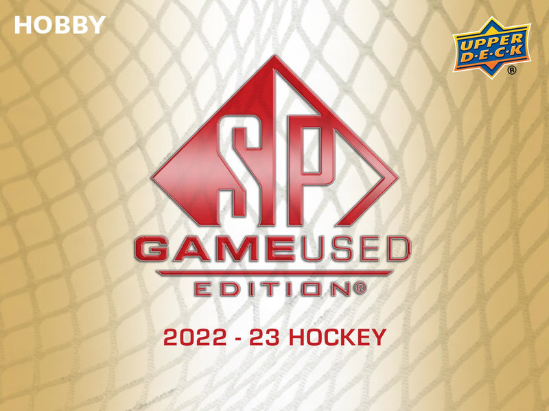 2022-23 - UPPER DECK - SP GAME USED HOBBY BOX (OCTOBER 18, 2023)