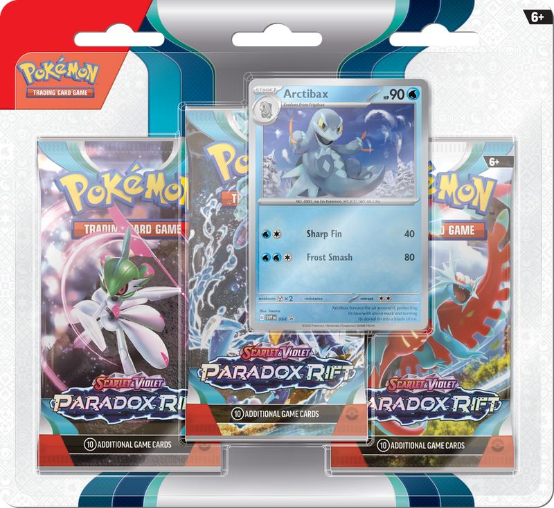 POKEMON - PARADOX RIFT - 3 PACK BLISTER **EARLY RELEASE OCT 30**