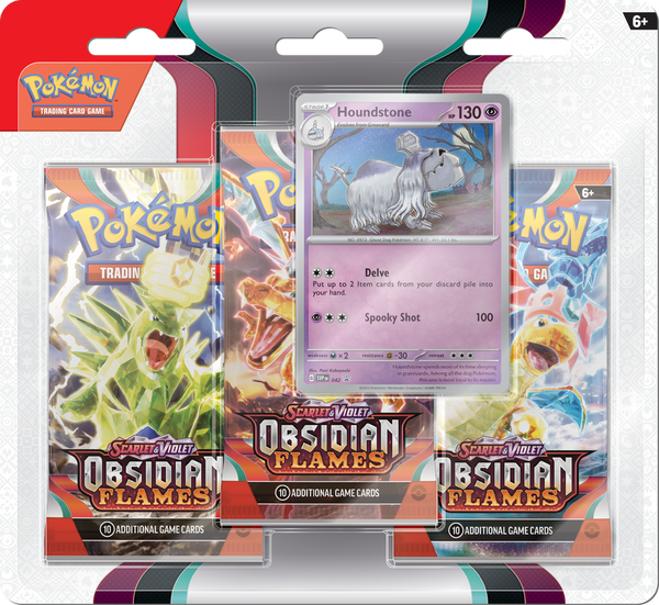 POKEMON - OBSIDIAN FLAMES - 3 PACK BLISTER