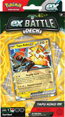 POKEMON - BATTLE DECKS TAPU KOKO EX/IRON LEAVES EX