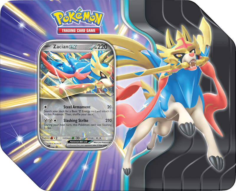 POKEMON - SLASHING LEGENDS TIN  **LIMIT ONE**