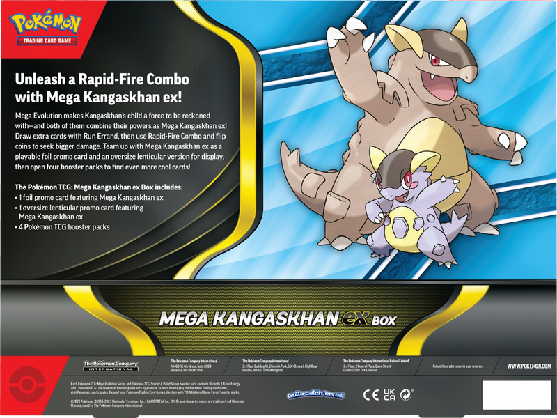 POKEMON - MEGA KANGASKHAN EX BOX (DECEMBER 5, 2025)