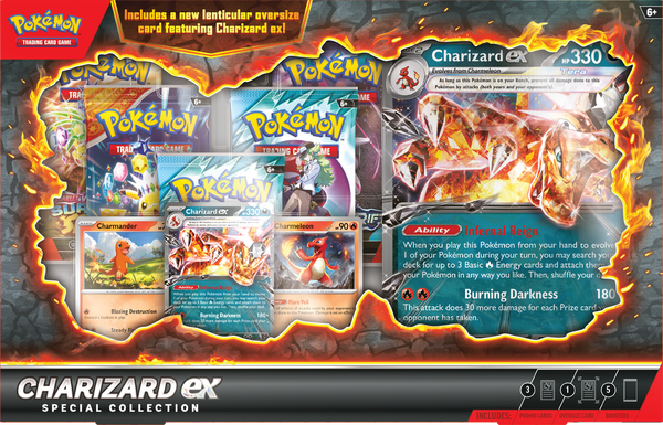 POKEMON - CHARIZARD EX SPECIAL COLLECTION