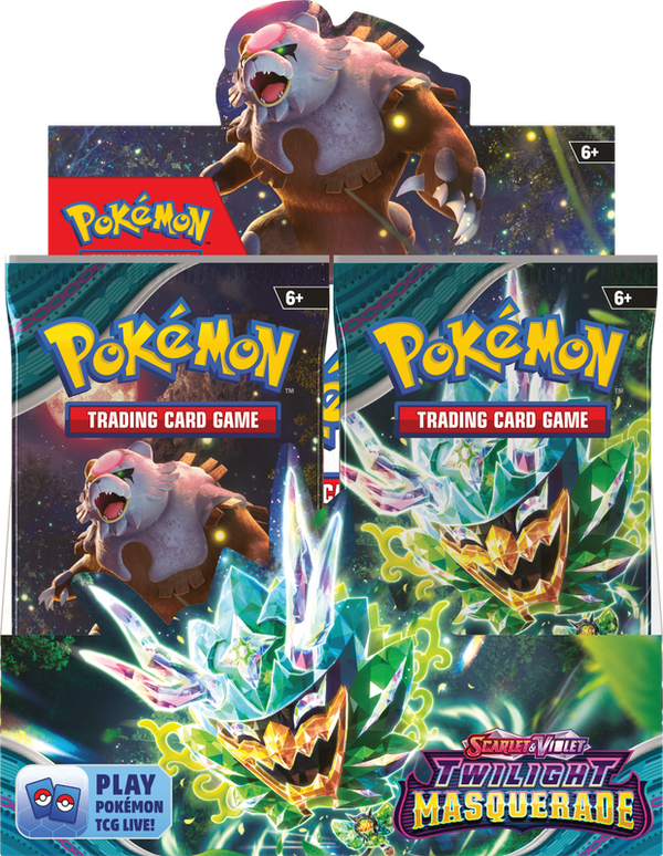 POKEMON - TWILIGHT MASQUERADE - BOOSTER BOX (36 PACKS) **EARLY RELEASE MAY 20, 2024**