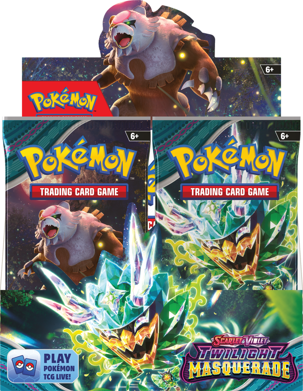 POKEMON - TWILIGHT MASQUERADE - BOOSTER BOX (36 PACKS) **EARLY RELEASE MAY 20, 2024**