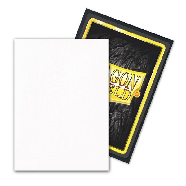 DRAGON SHIELD - SLEEVE - DUAL MATTE SNOW (100 COUNT)