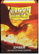 DRAGON SHIELD - SLEEVE - DUAL MATTE EMBER (100 COUNT)