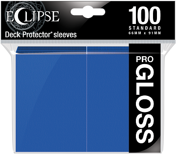 ULTRA PRO - SLEEVE - ECLIPSE DECK PROTECTOR GLOSS (PACIFIC BLUE) 100CT