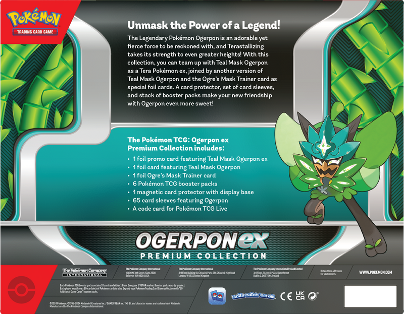 POKEMON -  OGERPON EX PREMIUM COLLECTION (NOVEMBER 15, 2024)