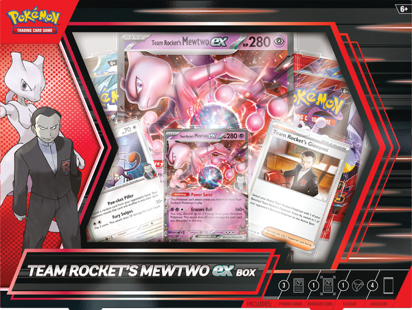 POKEMON - TEAM ROCKET’S MEWTWO EX BOX