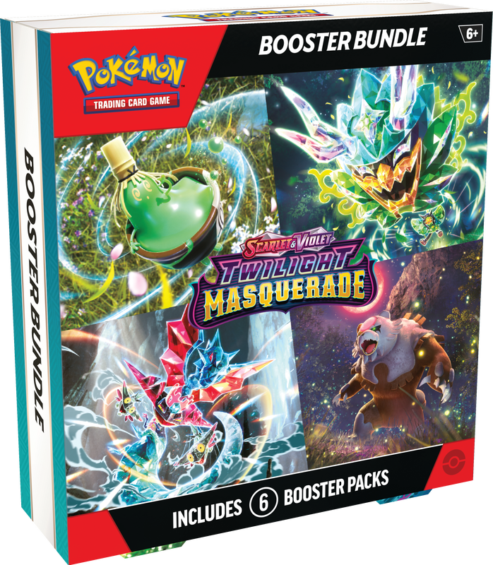 POKEMON - TWILIGHT MASQUERADE - BOOSTER BUNDLE (6 PACKS) **EARLY RELEASE MAY 20, 2024**