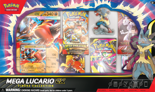 POKEMON - MEGA LUCARIO EX FIGURE COLLECTION (NOVEMBER 7)