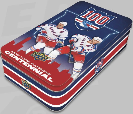 2025-26 - UPPER DECK - NEW YORK RANGERS CENTENNIAL HOBBY BOX (CONTACT FOR PRICE AND AVAILABILITY) (MARCH 25)