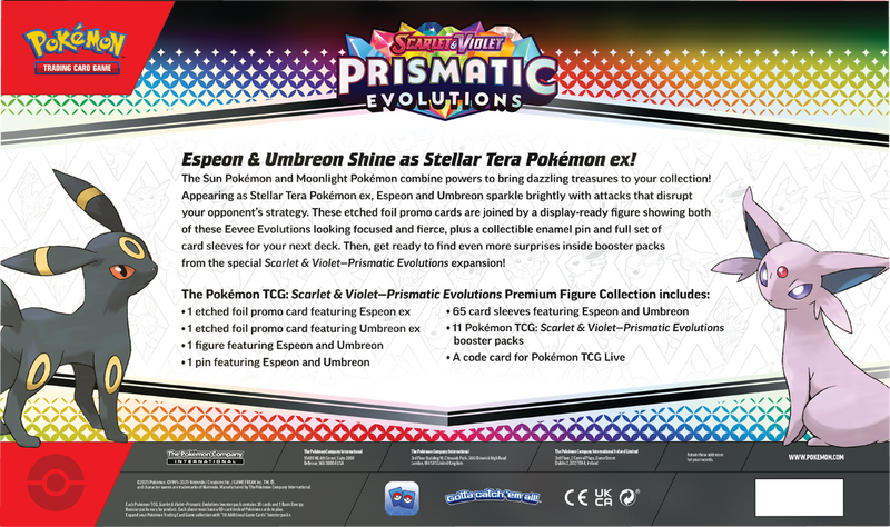 POKEMON - PRISMATIC EVOLUTION - PREMIUM FIGURE COLLECTION (SEPTEMBER 26) **IN STORE ONLY**