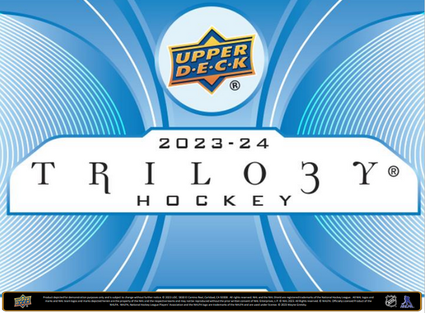 2023-24 - UPPER DECK - TRILOGY HOBBY BOX (JANUARY 24, 2023)