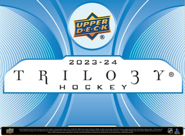 2023-24 - UPPER DECK - TRILOGY HOBBY BOX (RELEASE TBD)