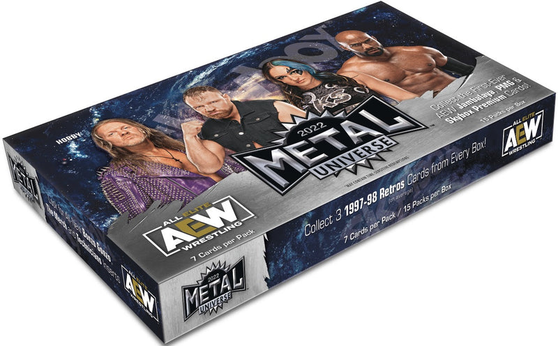 2022 - UPPER DECK - METAL UNIVERSE AEW WRESTLING HOBBY BOX