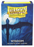 DRAGON SHIELD - SLEEVE - DUAL MATTE WISDOM (100 COUNT)
