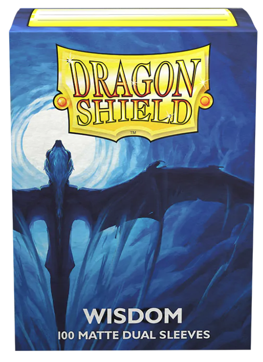 DRAGON SHIELD - SLEEVE - DUAL MATTE WISDOM (100 COUNT)