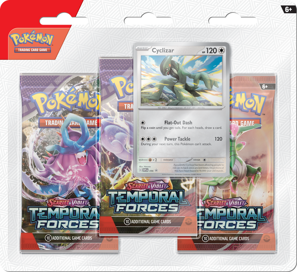 POKEMON - TEMPORAL FORCES - 3 PACK BLISTER  **EARLY RELEASE MARCH 18, 2024**