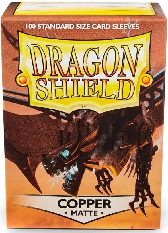 DRAGON SHIELD - SLEEVE - MATTE COPPER (100 COUNT)